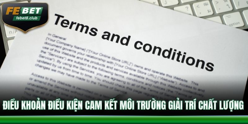 Điều khoản điều kiện cam kết môi trường giải trí chất lượng cao