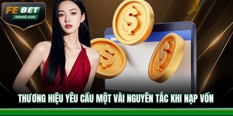 Thương hiệu yêu cầu một vài nguyên tắc khi nạp vốn